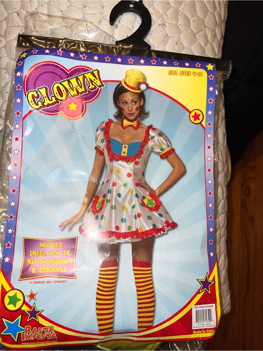 Clown Polka Dot women’s Costume